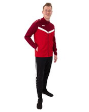 JAKO Polyester Training Suit Iconic (Jacket and Trousers, sporty cut) red/wine red men's