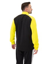 JAKO Polyester Training Suit Iconic (Jacket and Trousers, sporty cut) black/yellow Men's