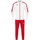JAKO Trainingsanzug Polyester Power (Jacke und Hose) weiss/rot Herren