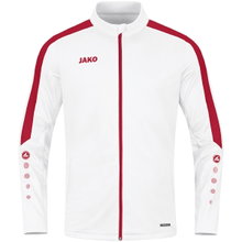 JAKO Training Suit Polyester Power (Jacket and Trousers) White/Red Men