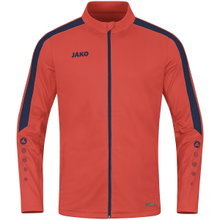 JAKO Training Suit Polyester Power (Jacket and Trousers) Orange/Navy Blue Men