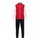 JAKO Trainingsanzug (Polyesteranzug) Sonic - 100% rec. Polyester - rot/weiss/schwarz Jungen