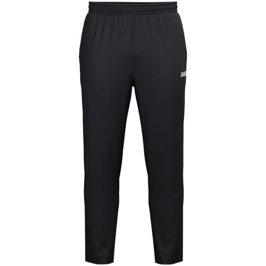 JAKO Trainingshose One Webhose (Seitentaschen mit Reißverschluss) lang schwarz Kinder