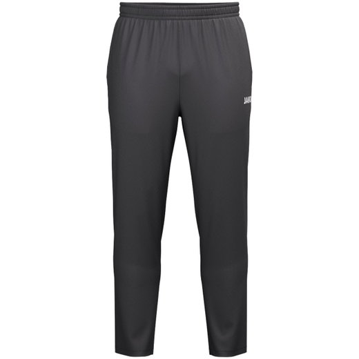 JAKO Trainingshose One Webhose (Seitentaschen mit Reißverschluss) lang anthrazitgrau Kinder