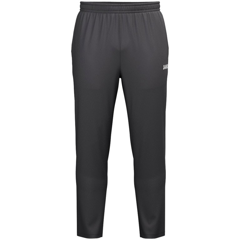 JAKO Trainingshose One Webhose (Seitentaschen mit Reißverschluss) lang anthrazithgrau Herren