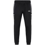 JAKO Trainingshose Allround (100% Polyester) lang schwarz/weiss Kinder