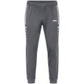 JAKO Trainingshose Allround (100% Polyester) lang anthrazitgrau Kinder