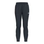 JAKO Trainingshose One (Seitentaschen mit Reißverschluss) lang anthrazitgrau Damen