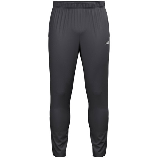 JAKO Trainingshose One (Polyester-Terry) lang anthrazitgrau Kinder