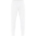 JAKO Trainingshose Power (Stretch-Knit-Polyester, Seitentaschen mit Reißverschluss) lang weiss Kinder