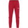 JAKO Trainingshose Power (Stretch-Knit-Polyester, Seitentaschen mit Reißverschluss) lang rot/weiss Herren