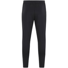 JAKO Trainingshose Power (Stretch-Knit-Polyester, Seitentaschen mit Reißverschluss) lang schwarz Herren