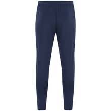 JAKO Training Pants Power (Stretch-Knit-Polyester, Side Pockets with Zip) long navy blue Children