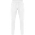 JAKO Trainingshose (Polyesterhose) Power (elastisch, Seitentaschen mit Reißverschluss) lang weiss Herren