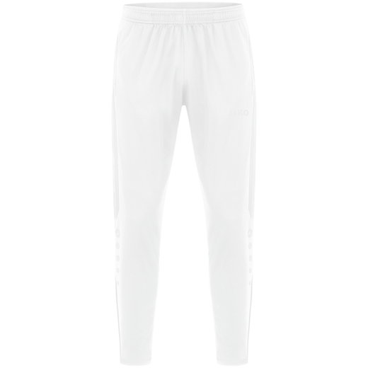 JAKO Trainingshose (Polyesterhose) Power (elastisch, Seitentaschen mit Reißverschluss) lang weiss Kinder