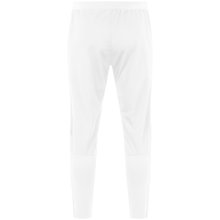 JAKO Training Pants (Polyester Pants) Power (elastic, side pockets with zipper) long white Kids