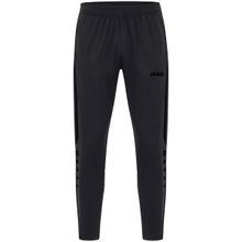 JAKO Training Pants (Polyester Pants) Power (elastic, side pockets with zipper) long black Kids