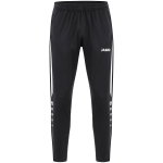 JAKO Trainingshose (Polyesterhose) Power (elastisch, Seitentaschen mit Reißverschluss) lang schwarz/weiss Herren