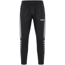 JAKO Trainingshose (Polyesterhose) Power (elastisch, Seitentaschen mit Reißverschluss) lang schwarz/weiss Herren