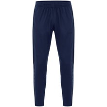 JAKO Training Pants (Polyester Pants) Power (elastic, side pockets with zipper) long navy blue Children