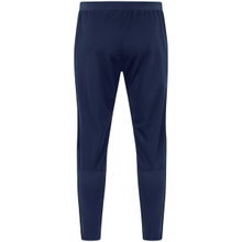 JAKO Training Pants (Polyester Pants) Power (elastic, side pockets with zipper) long navy blue Children