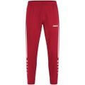 JAKO Sport-Freizeithose Power (Stretch-Micro-Twill) lang rot/weiss Herren