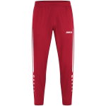 JAKO Sport-Freizeithose Power (Stretch-Micro-Twill) lang rot/weiss Herren