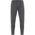 JAKO Power Training Trousers (Stretch Knit Polyester, Side Pockets with Zipper) Long Anthracite Grey Kids