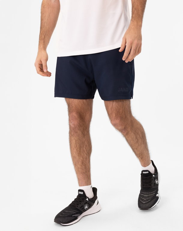 JAKO Spodenki treningowe Power Running Short (Stretch-Micro-Twill) krótkie granatowe męskie