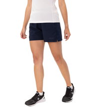 JAKO Trainingshose Power Running Short (Stretch-Micro-Twill) kurz marineblau Damen