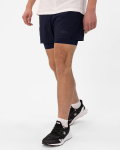 JAKO Trainingshose Short Power 2in1 (elastischer Bund) kurz marineblau Herren