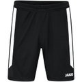 JAKO Trainingshose Short Power (Polyester-Interlock, elastisch, strapazierfähig) kurz schwarz/weiss Kinder