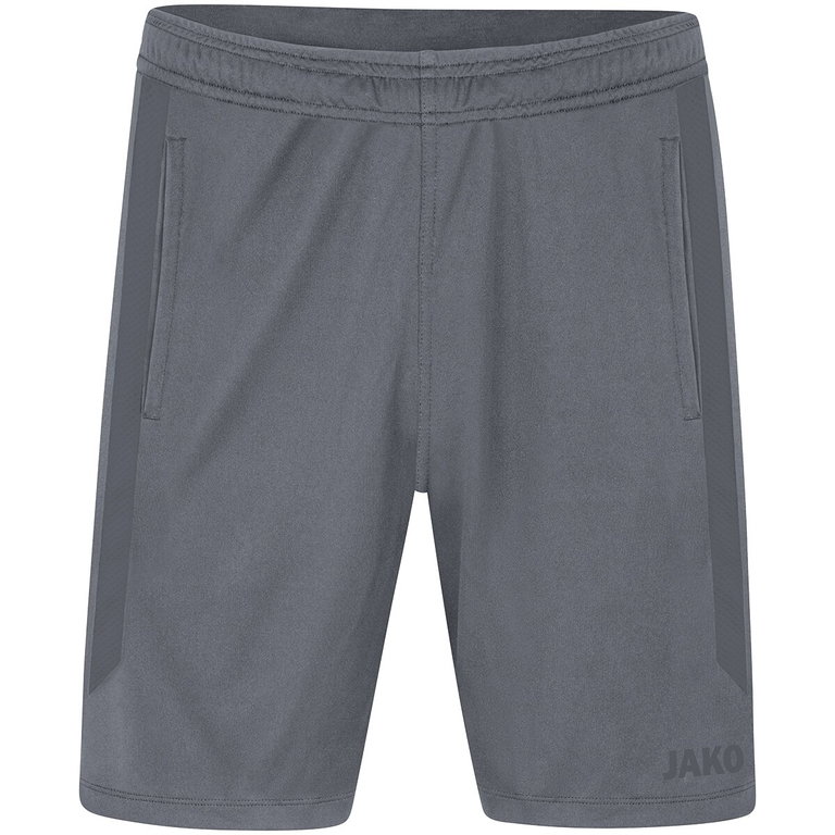JAKO Short Power Training Trousers (Polyester Interlock, elastic, durable) short anthracite grey children