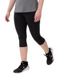 JAKO Trainingshose Tight Capri Power (enganliegend, angenehmes Tragegefühl) schwarz Damen