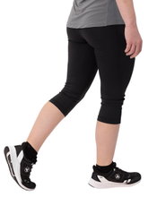 JAKO Training Trousers Tight Capri Power (fitted, comfortable fit) black ladies