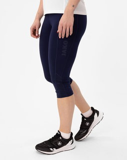 JAKO Trainingshose Tight Capri Power (enganliegend, angenehmes Tragegefühl) marineblau Damen