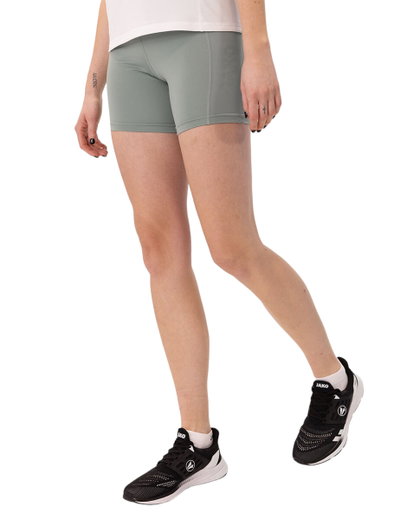 JAKO Trainingshose Tight Capri Power Short (angenehmes Tragegefühl) kurz mintgrün Damen