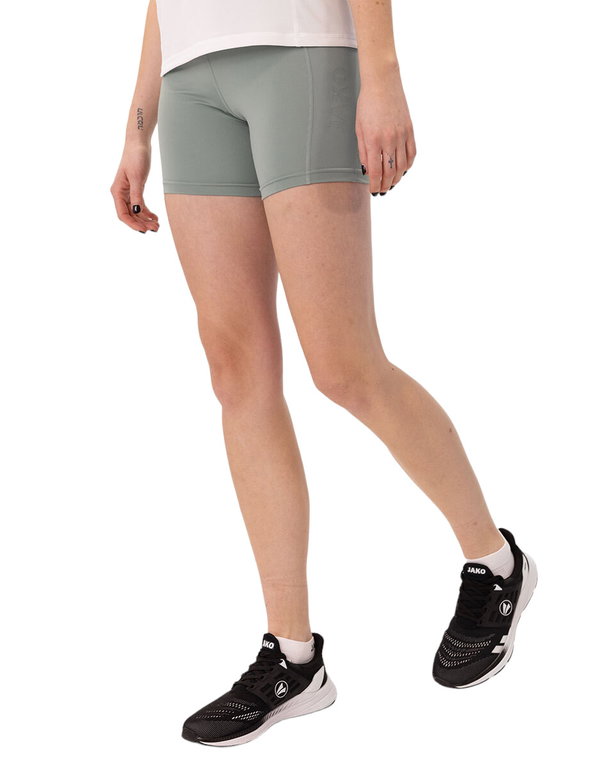 JAKO Trainingshose Tight Capri Power Short (angenehmes Tragegefühl) kurz mintgrün Damen