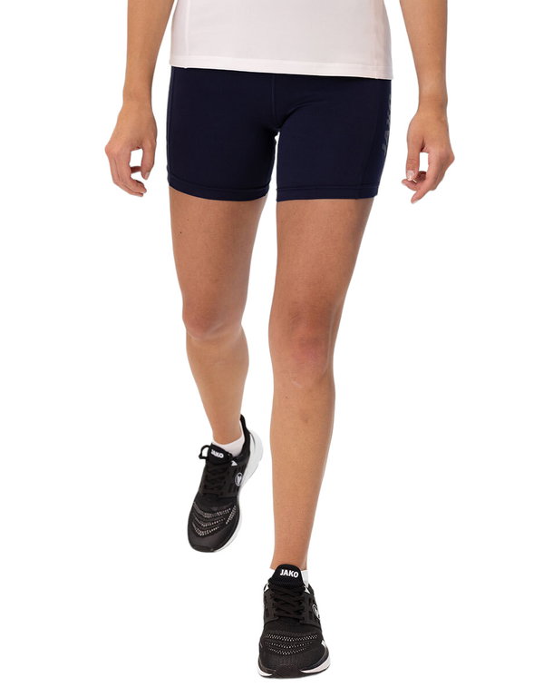 JAKO Trainingshose Tight Capri Power Short (angenehmes Tragegefühl) kurz marineblau Damen