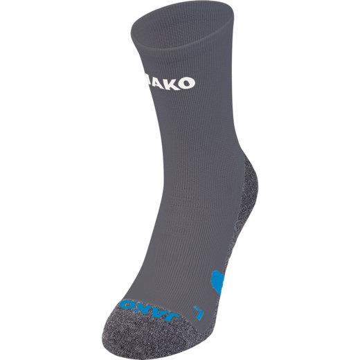 JAKO Trainingssocke (gepolstertes Fußbett) grau - 1 Paar