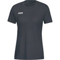 JAKO T-Shirt Base (Baumwolle) anthrazitgrau Damen