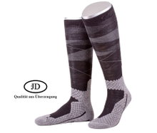 JD Kniestrümpfe All Season ThermoCool Reitstrumpf (Argyle-Muster) anthrazitgrau Herren - 1 Paar