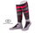 JD Kniestrümpfe All Season ThermoCool Reitstrumpf (Argyle-Muster) grau/rot Herren - 1 Paar