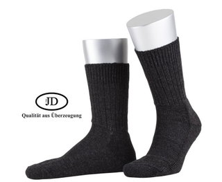 JD Outdoorsocke Wool Strong (Merinowolle) anthrazitgrau - 1 Paar