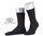 JD Outdoorsocke Wool Strong (Merinowolle) anthrazitgrau - 1 Paar