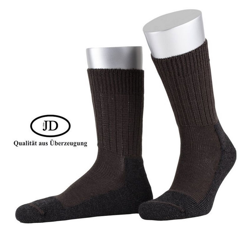 JD Outdoor Sock Wool Strong (Merino Wool) brown - 1 Pair