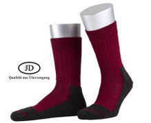 JD Outdoorsocke Wool Strong (Merinowolle) burgund - 1 Paar