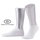 JD Tagessocke Sneaker Basic (Baumwolle) weiss - 2 Paar