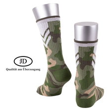 Skarpety sportowe JD Camouflage 2 (Bawełna organiczna) zielone - 1 para
