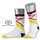 JD Sportsocke Jordan-O.White Laces (Bio-Baumwolle) weiss/bunt - 1 Paar
